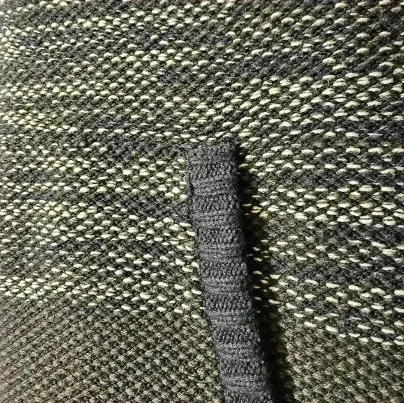 Commerce Mens Cotton Blend Sweater Hoodie Gray/White Size Large - Picture 5 of 10